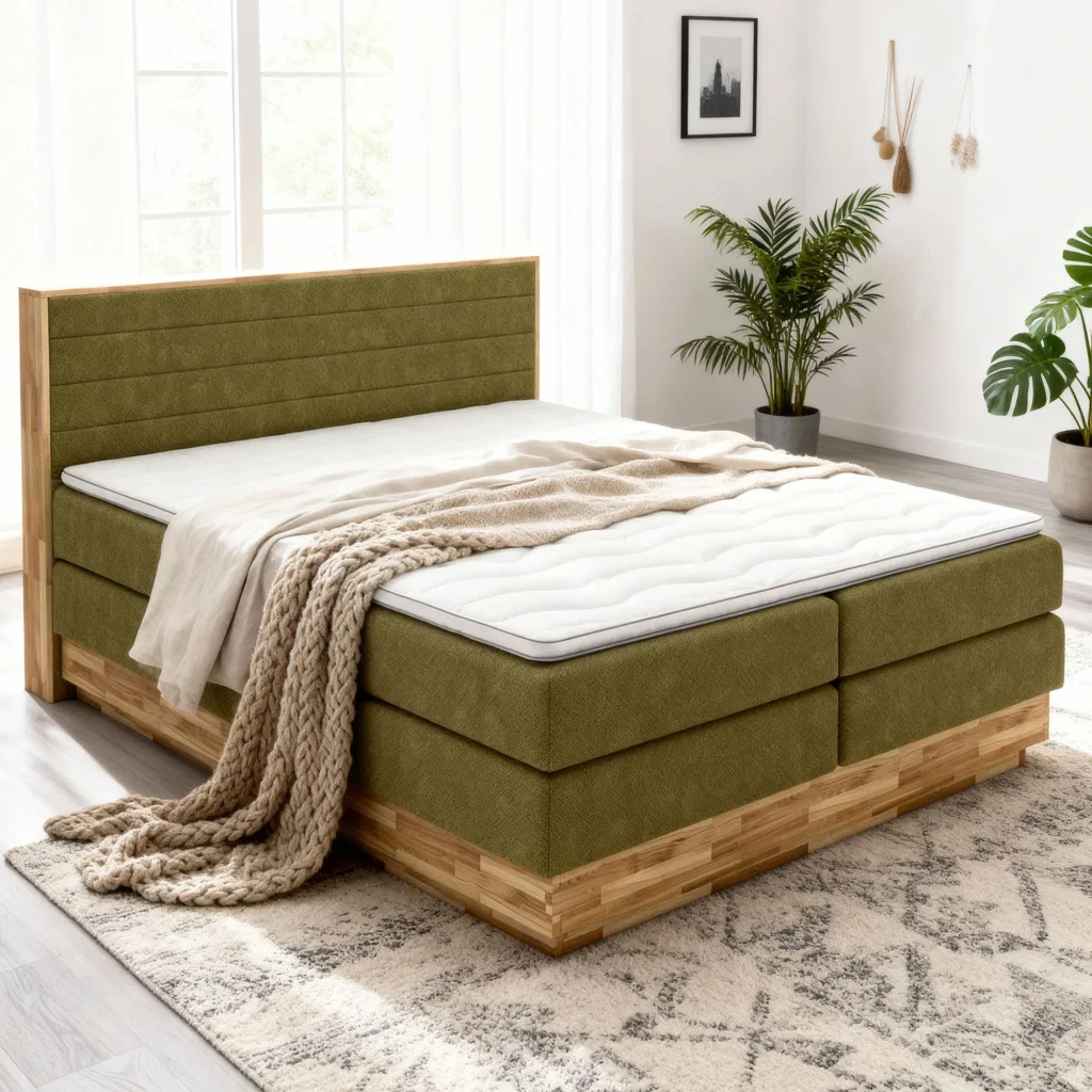 Łóżka Boxspring